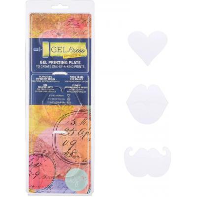 Vaessen Gel Press Gel Druckplatten Petites - Liebe